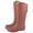 Brown, variant on ZACPNCV Womens Rain Boots Solid Color Waterproof Non Slip High Top Casual Shoes Spring Summer