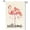 Flamingo, variant on Sm:)e Watercolor Pink Flamingo Summer Garden Flag 12 x 18 Double Sided