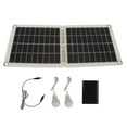 thumbnail image 2 of Lámpara con energía solar ANGGREK bombilla de panel solar 60W portátil para exteriores, 2 of 8