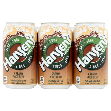 Hansen Soda Crmy Root Beer,72 Oz (Pack Of 4)