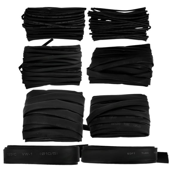 Masteelf 8pcs Heavy Duty Heat Shrink Tubing for Use Ratio Shrink Wraps Sleeving Tube Cable Wire Tubing