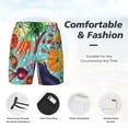 thumbnail image 5 of Haiem Vegetable Men'S Quick-Dry Swim Trunks: Comfortable Beach Shorts With Mesh Lining And Pockets - Ideal For Swimming And Sunbathing Small, 5 of 9