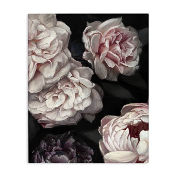 Stupell Industries French Country Clustered Pink and White Flowers Canvas Art, 24 x 30, by Ziwei Li