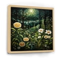 thumbnail image 2 of Designart "Ferns Plant captivate Forest III" Floral Floater Framed Canvas Art Print, 2 of 7