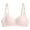 Pink, variant on APEXFWDT Petite Push Up Bra for Women Wirefree Lightly Lined Cup Bra Smoothing Seamless Bra