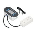 thumbnail image 2 of Controlador de Temperatura Ticfox Digital Interruptor de Control de Termostato LED Con Sonda Impermeable 110-220V, 2 of 14