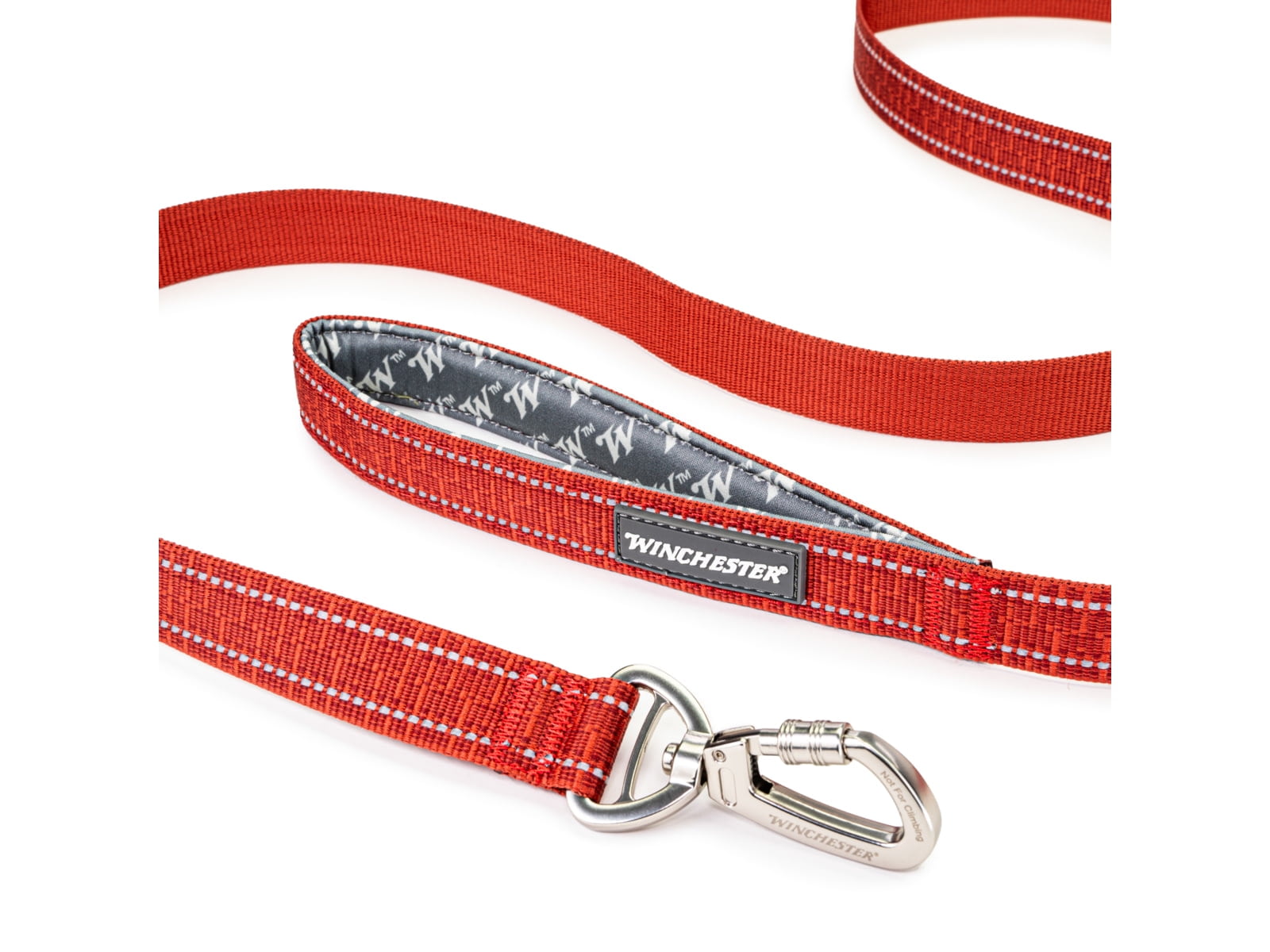 Winchester Pet Deluxe Carabiner Leash 6-Foot, Ketchup, 6 foot