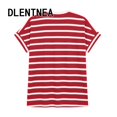 thumbnail image 3 of Dlentnea Womens Striped Tops Short Sleeve Shirts Summer Fashion Outfits Dressy Casual Business Blouse Clothes, 3 of 6