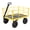 Yellow Frame, variant on 1500 lbs Heavy Duty Steel Garden Wagon Cart 3-in-1 Utility Yard Trailer with Removable Mesh Sides 13X4.00 6 rimframehandlebar Black Frame