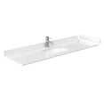 thumbnail image 4 of Wyndham Collection Beckett 66" Wood Single Bathroom Vanity in Green/Nickel, 4 of 6
