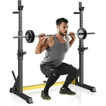 Pirecart Squat Rack, Adjustable Barbell Stand Squat Rack Home Gym Workout Exercise, 570 lbs