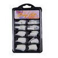 thumbnail image 4 of 100pcs French Plastic Fake Fingernails Solid Color plastic fake Full Half Cover Fake False Nail Art Tips Accessory, 4 of 8