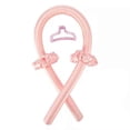 thumbnail image 1 of Set de rulos sin calor color rosa – Diadema para rizar el cabello sin calor, ideal para conseguir ondas suaves y satinadas durante la noche., 1 of 5