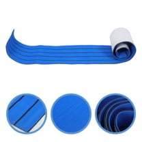 CRILSTYLEO 1Pcs Blue EVA Boat Deck Flooring Sheet Anti-slip Wear-resistant Marine Mat 230.00x30.00x0.60in