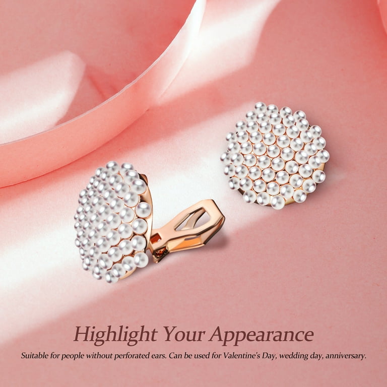 Non pierced shop pearl earrings