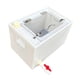 thumbnail image 4 of Tanque de transporte de peces, contenedor de transporte, regalos, resistente, multifuncional, para exteriores, playa, viajes, caja de cría, cubo de 35 L, 4 of 8