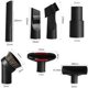 thumbnail image 2 of 6 piezas de accesorios para aspiradoras: adecuados para aspiradoras de calibre 32 mm a 35 mm, para boquillas para aspiradoras Karcher, Rowenta, Hoover, Xoiture, Bosch y Miele, 2 of 5