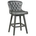 thumbnail image 3 of Hillsdale Furniture Rosabella Wood Bar Height Stool, Gray Wire Brush, 3 of 13