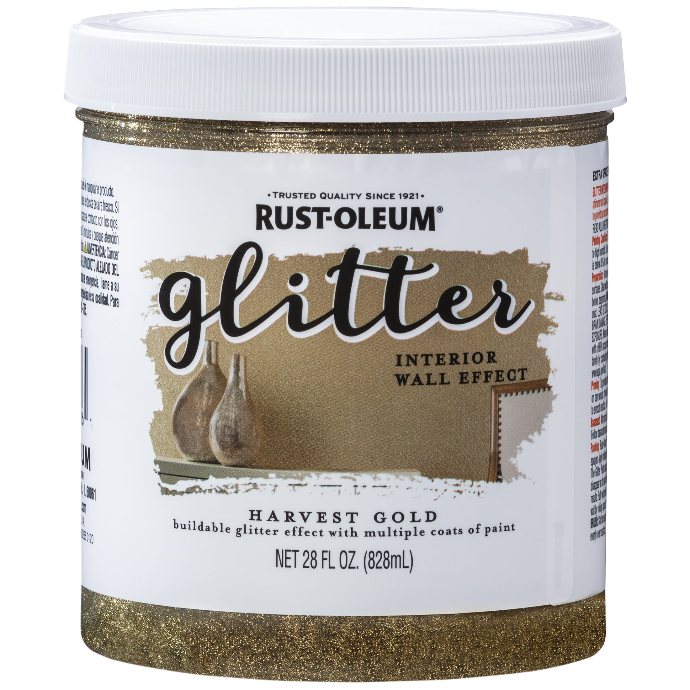Rust-Oleum 1 Qt. Harvest Gold Glitter Interior Wall Paint - Carr Hardware