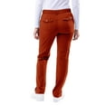 thumbnail image 2 of Adar Pro Scrubs For Women - Skinny Leg Yoga Scrub Pants - P4100 - Red Ochre - 2X, 2 of 7