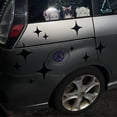 thumbnail image 4 of 60pcs Large Car Sticker Full Of Stars, Star Set, Continuous Bead Star, Four Corner Star, Quadrilateral Star Vinyl Creative, 4 of 6