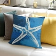 thumbnail image 3 of BANET Pillow Covers Themed Decorative Pillow Cases Pillowcase Navy Blue Square Cushion Covers for Bed Couch Sofa Living Room 20x20in, 3 of 5