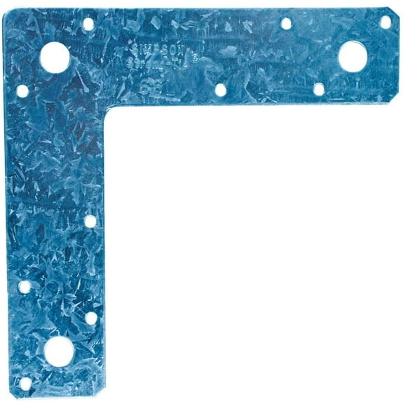 Simpson Strong-Tie L Strap 6" L X 6" H X 1-1/2"W 14 Ga Fastener Strips Nail 10 - 16 D