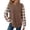 Coffee #71, variant on KDDYLITQ Knit Tops Women Long Sleeve Curved Hem Shirt Crew Neck Color Block Sweatshirt Fall Loose Fit Soft Blouses Orange XL