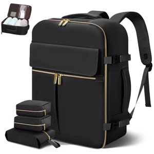Cshidworld 40L Travel Backpack with Packing Cubes