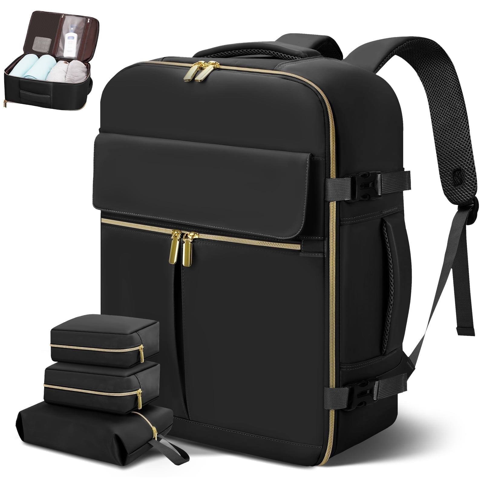 Cshidworld 40L Travel Backpack with Packing Cubes photo 1
