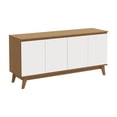 thumbnail image 2 of Aparador Bufetero Canela/Blanco 4 Puertas 156 cm Kappesberg, 2 of 10