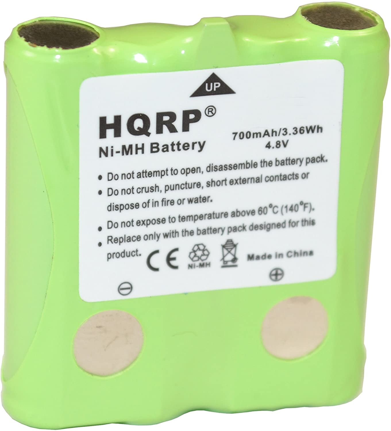 Ni-MH 4.8V 700mAh Cobra PR3000 2-Way Radio Battery Replacement for Cobra FA-BP Battery 