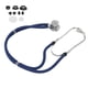 thumbnail image 4 of Estetoscopio acústico profesional de doble cabeza ANGGREK estetoscopio de monitoreo cardíaco tubo azul, 4 of 8