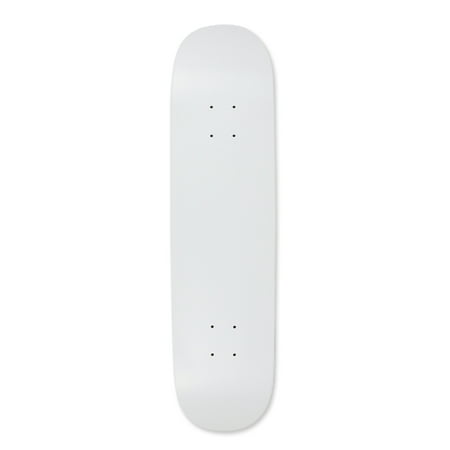 Moose Blank Skateboard Deck Dipped White 8.5"