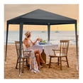 thumbnail image 4 of 6.5x6.5FT Party Tent Portable Outdoor Canopy Shelter - Waterproof Garden Gazebo with Sidewalls - Gray Event Tent for Patio, Backyard, Picnic, 4 of 9