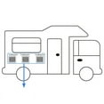 thumbnail image 4 of 12V MuteFridge Vent with Fan for RV Trailer Caravan Side Air Strong Wind Exhaust Car Styling Camper, 4 of 5
