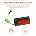 thumbnail image 2 of Protector Contra Sobretensiones Rj45 Dispositivo De Protección Contra Rayos De Red De 100 Mbps Cámara De Red Protección Contra Rayos Protector Contra Sobretensiones Rj45 Cámara Pararrayos Monstrate EL008732-00, 2 of 6