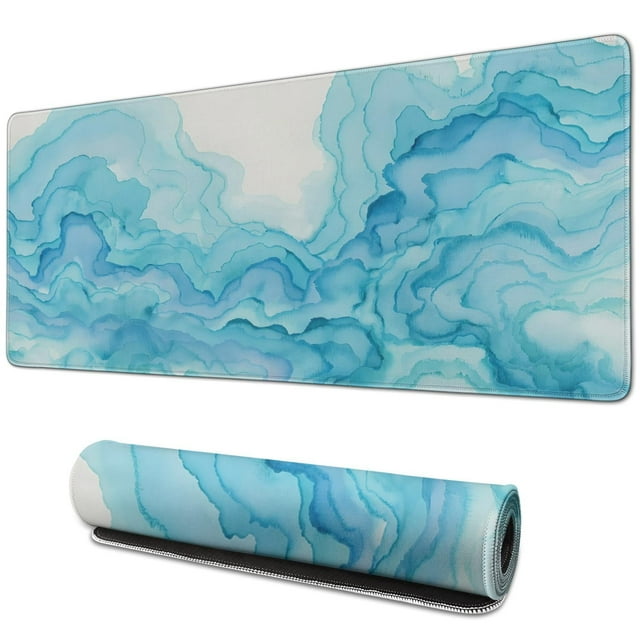 Transform Your Workspace with Our Extra Large Topographic Mouse Pad - Non-Slip Rubber Base - An Essential Desk Decor for Comfort and Style