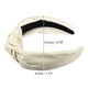 thumbnail image 4 of Diademas de cuero de PU anudadas cruzadas, Diadema ancha de moda antideslizante para mujeres, Beige, 2.78''x1.73'', 4 of 7