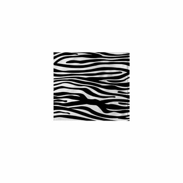 3dRose, Black and White Zebra Stripe print pattern - Animal print collection - Funky and Groovy, 11x12 Wash Cloth for Face and Body