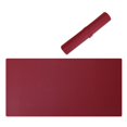 thumbnail image 3 of dos cara de material cuero De La PU Alfombrilla De Ratón Rectángulo Mantel Individual Cubierta De Muebles Vino Tinto 90x45cm, 3 of 7