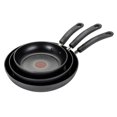 thumbnail image 1 of T-fal 3-Piece Skillet Set - Nonstick Cookware for Easy Cooking, 1 of 3