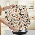 thumbnail image 1 of Xoenoiee Dachshund Dog Floral Print Pressure Cooker Cover 8 qt,Air fryer Cover,Kitchen Appliance Dust Cover for Rice Cooker/Oven/Toaster/Stand Mixer/Steamer, Kitchen Decor Accessories, 1 of 6
