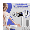 thumbnail image 5 of 9 Silver Tuning Forks for Healing Chakras, Sound Therapy, Maintaining Perfect Harmony of Body, Mind and Spirit, 5 of 6