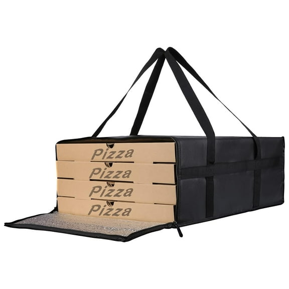 Insulated Pizza Delivery Bag, 20" x 20" x 8" Pizza Warmer Bags for Carry Hot, Insulated Food Delivery Bag, Insulated Grocery Bags