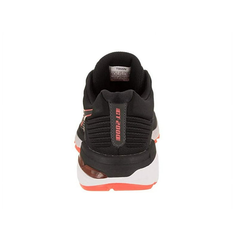 Asics gt-2000 6 (d) womens black flash coral online