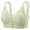 Green, variant on Lace Front Closure Bra Underwire Support Adjustable Straps Everyday Lifting Bralette Blue 46