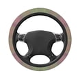 thumbnail image 4 of YFYANG Universal Elastic Watercolor Abstract Plaid Car Steering Wheel Cover, Non-Slip Sweat Absorbent, 4 of 8