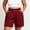 A15 Wine, variant on Women's Casual Summer Shorts High Waisted Elastic Drawstring Lounge Sweatshorts with Large Pockets Flattering Activewear for Workout Running Gym and Everyday Comfort Wear