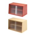 thumbnail image 1 of 2 Uds Moderno 1:12 Gabinete de Pastel de Madera Modelo Cocina Paisaje Muebles Suministros Decoración perfke Gabinete de pastel de muñeca, 1 of 5